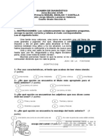 Examen Doagnostico de Cuarto Grado