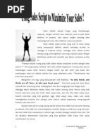 Download Using Sales Script to Maximize Sales by Sigit Suryawan SN20776457 doc pdf