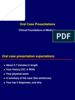 Oral Case Presentations: Clinical Foundations of Medicine