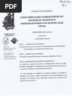 Caderno de Encargos de Material Gráfico