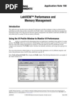 Memory Management of labview