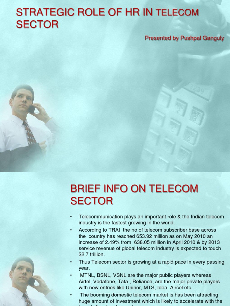 Strategic Role of HR in Telecom Sector in India | PDF