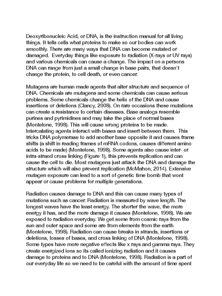 dna essay