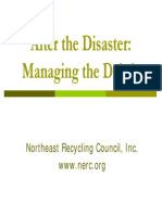 After The Disaster Managing The Debris