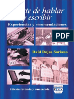 Arte Hablar Escribir Rojas Soriano