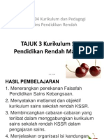 TAJUK 3 Kurikulum Sains Pendidikan Rendah Malaysia I (KSSR)