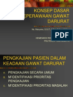 Konsep Dasar Keperawatan Gawat Darurat