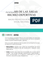 Analisis Areas Recreo Deportivas