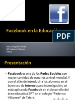 Facebook en La Educación