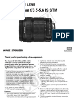 Canon EF S 18 135mm F 3.5 5.6 IS STM Lens
