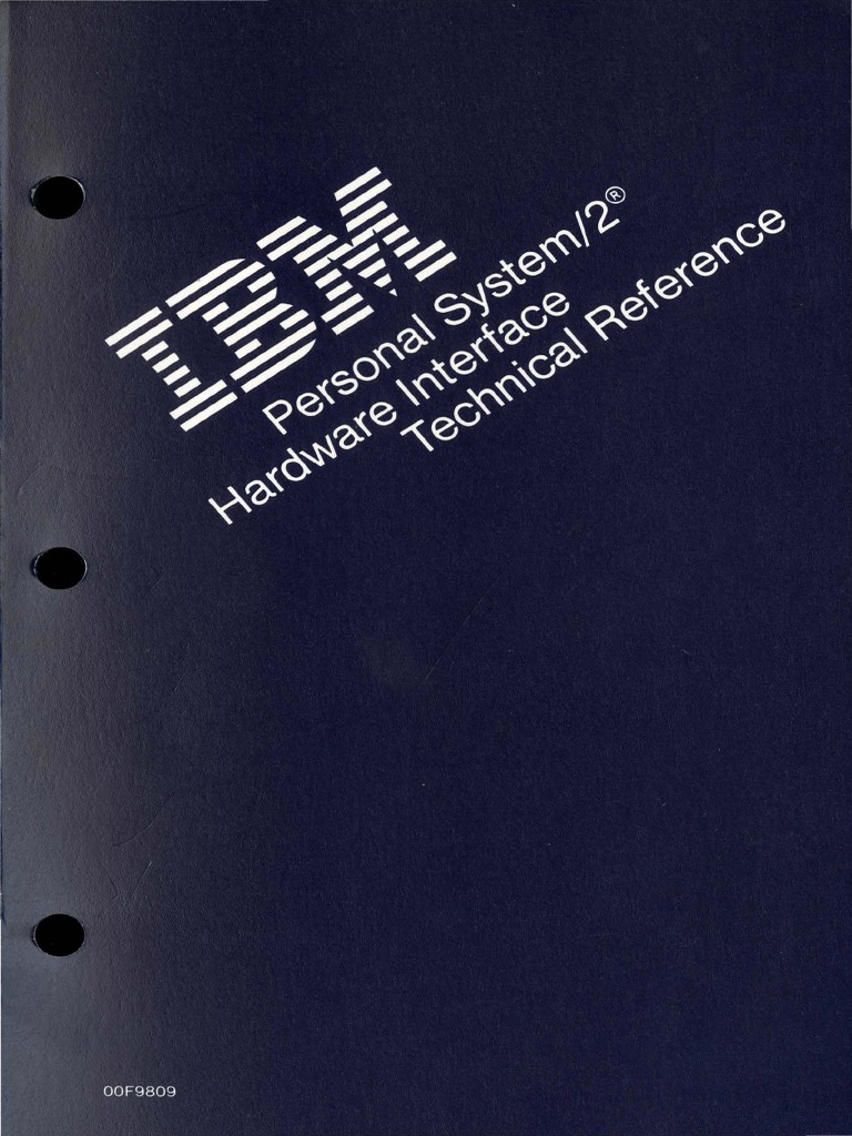 Personal System 2 Hardware Interface Technical Reference May88 | PDF ...