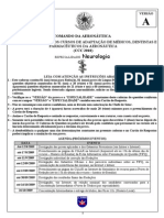 Ciaar 2009 Ciaar Medicos Farmaceuticos e Dentistas Da Aeronautica Neurologia Prova