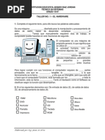 SOFTWARE Y HARDWARE PARA Tercero de Primaria | PDF