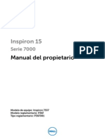 Inspiron 15 7537 Owner's Manual Es MX