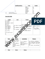 Physics Formulaes