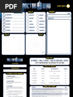 Doctor Who Character Blank Sheet