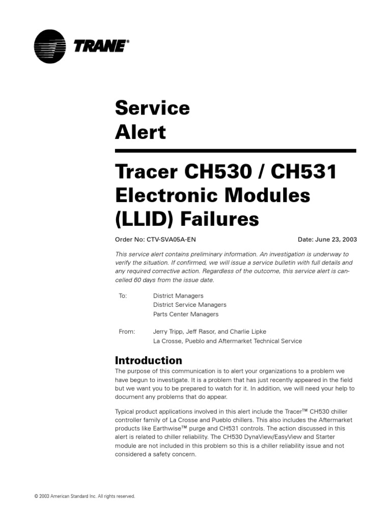 CTV Sva05a En603servicealert | PDF | Troubleshooting | Technical Support