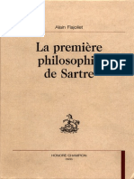 53437916 Alain Flajoliet La Premiere Philosophie de Sartre
