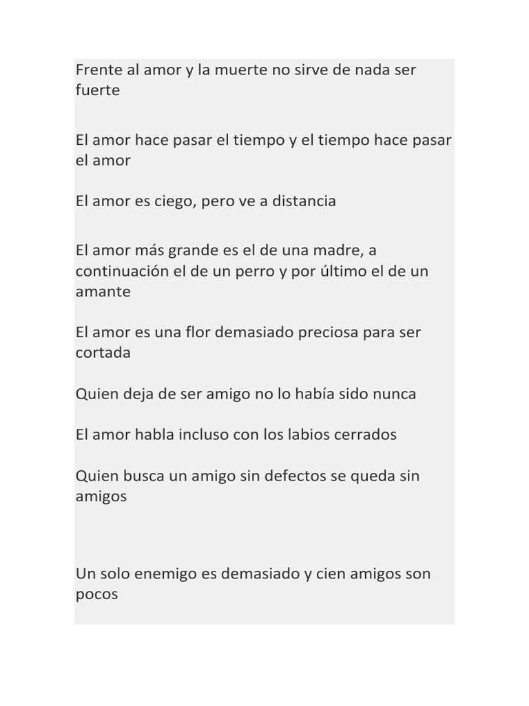 Frente Al Amor Y La Muerte No Sirve De Nada Ser Fuerte Pdf