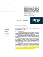 Mensaje-Presidencial Chile-adhesión-a-UPOV-91 PDF