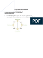 3-D Pythagorean Theorem - Pyramid