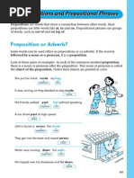 Preposition Prepositional Phrases