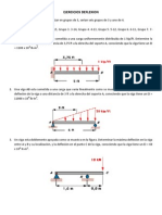 Ejercicios de deflexión en vigas