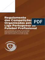 Regulamento Ligas Futebol Profissional