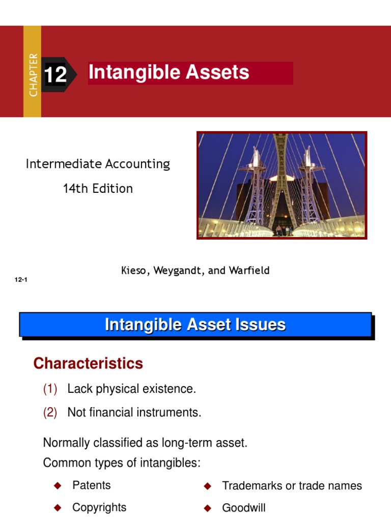 ch. 12 Goodwill (Accounting) Intangible Asset
