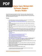 Download Cara Memperoleh Software Apapun Secara Gratis by irulgayo SN20789969 doc pdf