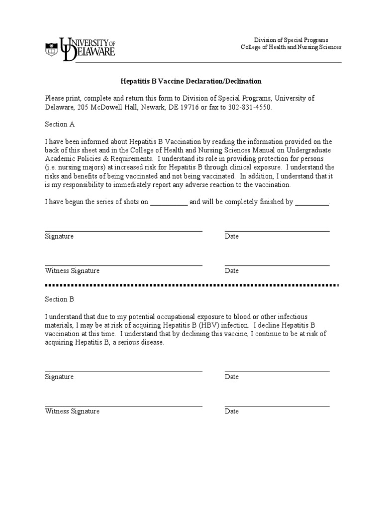 University of Delaware College of Health and Nursing Sciences ...