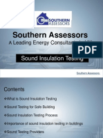 Sound Insulation Testing UK