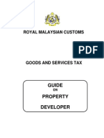 Guide On Property Developer Draft As at 7 Jan 2014