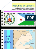 Republic of Djibouti: Gabuutih Ummuuno (Afar) Jamhuuriyadda Jabuuti (Somali)