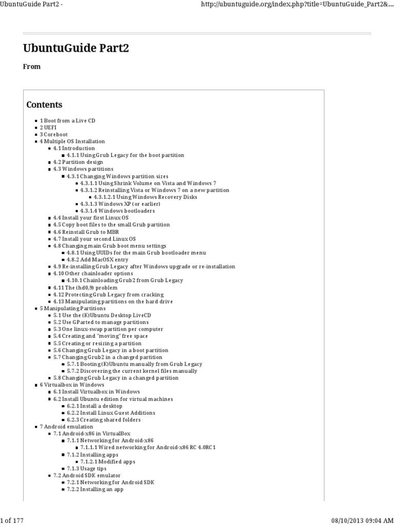 Ubuntuguide Part 2 | PDF | Booting | File Transfer Protocol