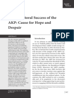 Electoral Success of AKP. Insight Turkey Vol 13 No 4 2011 by M. Çınar