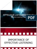 Effective Listening Skills - Presentation
