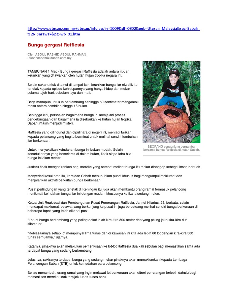 Rafflesia Pdf