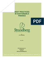 Sustainable Finance - Best Practices