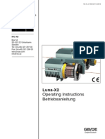 Luna-X2: Operating Instructions Betriebsanleitung