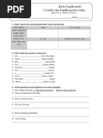 2 - Ficha de Trabalho - Present Continuos (1)-1