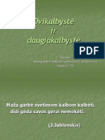 Dvikalbystė Ir Daugiakalbystė