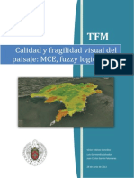 TFM. Calidad y Fragilidad Visual Del Paisaje