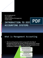 Introduction To Different Accounting Systems