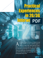 Experiences in 2g 3g Interworking