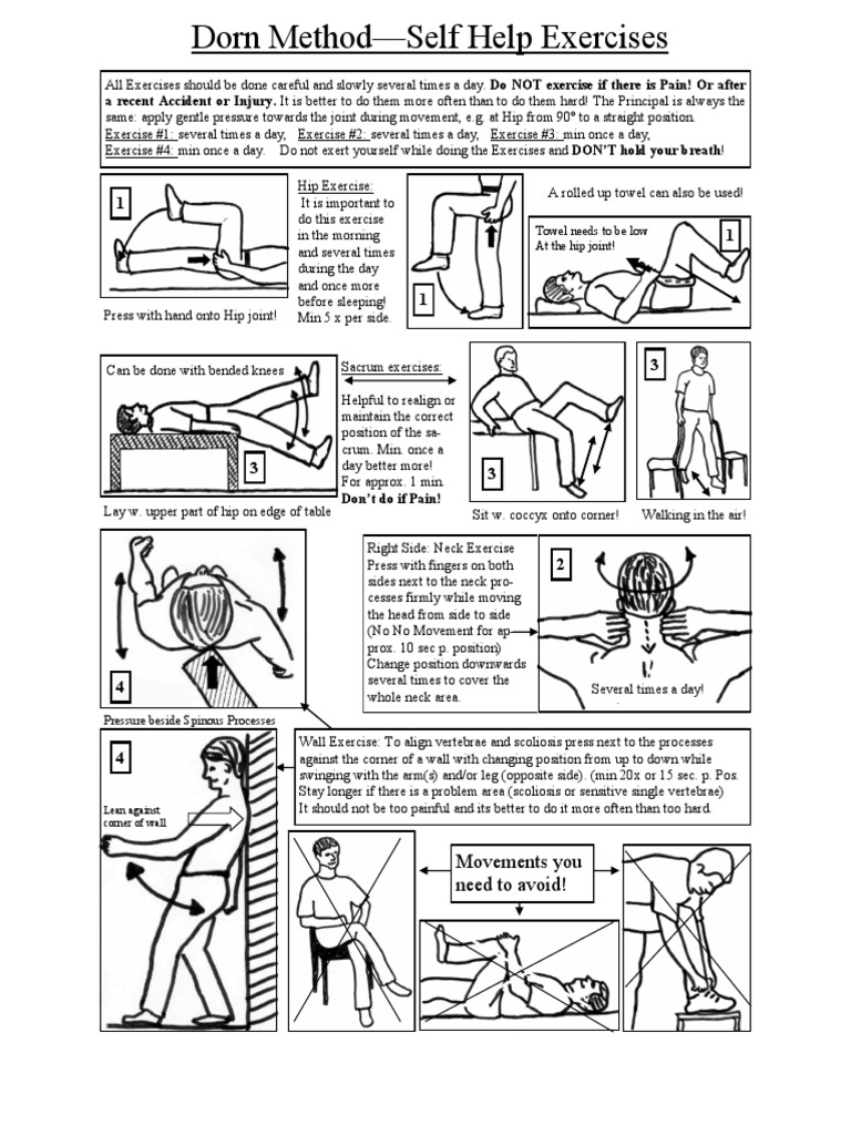 Self Help Exercises