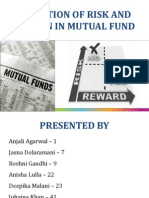 Valuation of Risk and Return in Mutual Fund