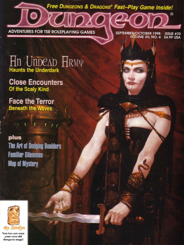 Dungeon Magazine - 070, PDF, Dungeons & Dragons