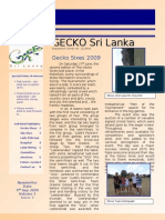 Gecko Newsletter Autumn 2009