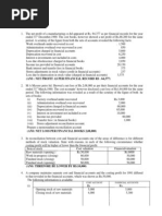 The Net Profit of A Manufacturing Co